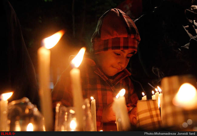 مراسم شام غریبان در امامزاده صالح(ع)