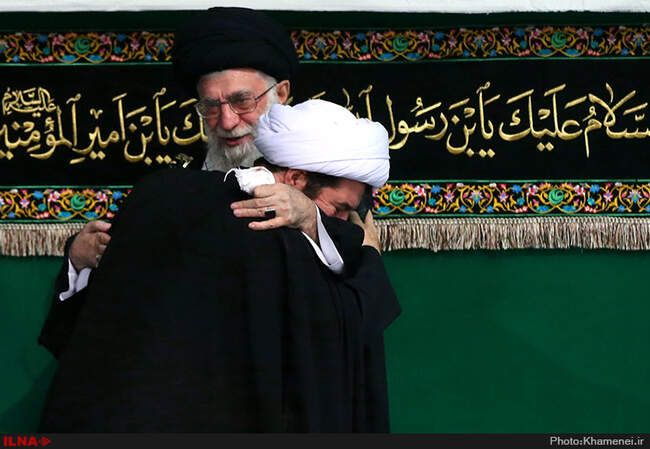 مراسم عزاداری شب عاشورا در حسینیه امام خمینی