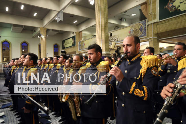 دیدار فرماندهان نیروی هوایی و پدافند هوایی ارتش با رهبر معظم انقلاب