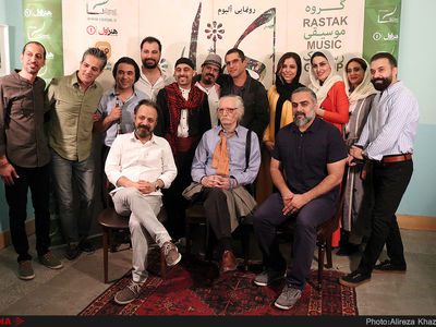 از محمود دولت‌آبادی تا رویا تیموریان/یک مهمانی به بهانه انتشار «بهار»+تصاویر