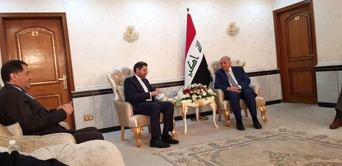 سخنگوی وزارت امور خارجه با وزیر خارجه عراق دیدار کرد