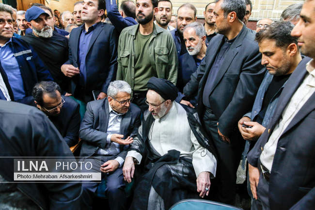 مراسم ترحیم خواهر «سیدمحمد خاتمی»