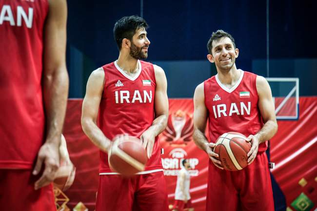 گزارش تصویری تمرینات تیم ملی بسکتبال ایران پیش از بازی با قزاقستان