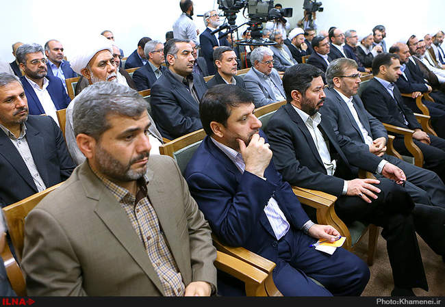 دیدار رئیس و مسئولان قوه قضائیه با مقام معظم رهبری 