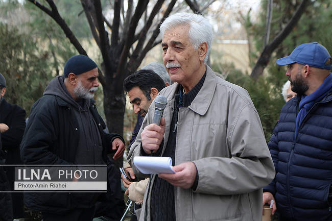 مراسم تشییع پیکر نظام الدین کیایی صدابردار پیشکسوت سینما