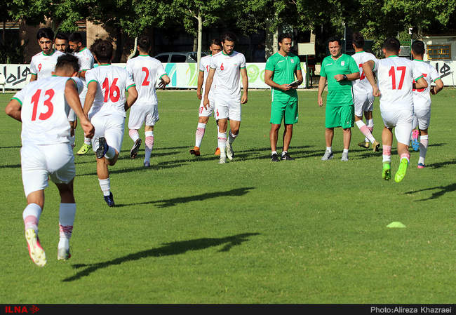 تمرین امروز تیم ملی فوتبال امید
