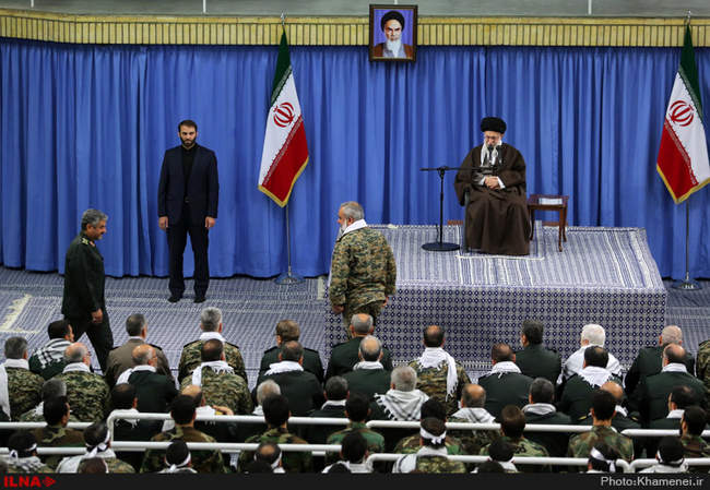دیدار فرماندهان گردان‌های بسیج با رهبر انقلاب