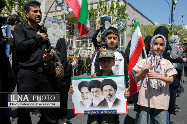 مراسم اربعین رهبر شهید انقلاب در تهران / 1