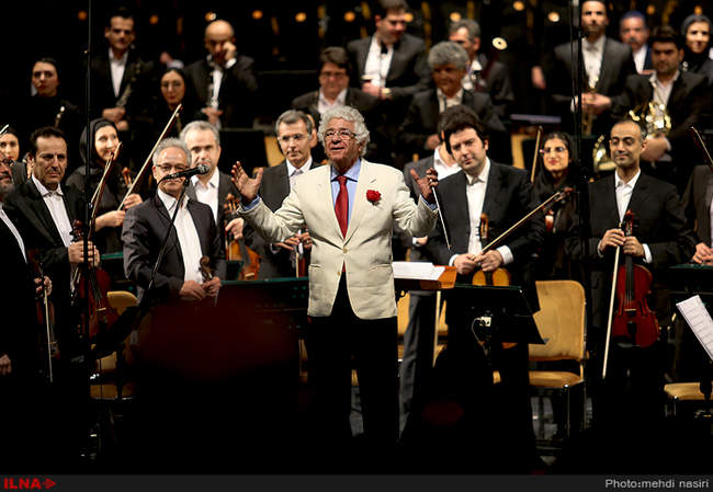 کنسرت ارکستر موسیقی ملی به رهبری لوریس چکناواریان