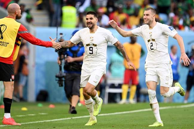 گزارش تصویری گل سوم صربستان مقابل کامرون