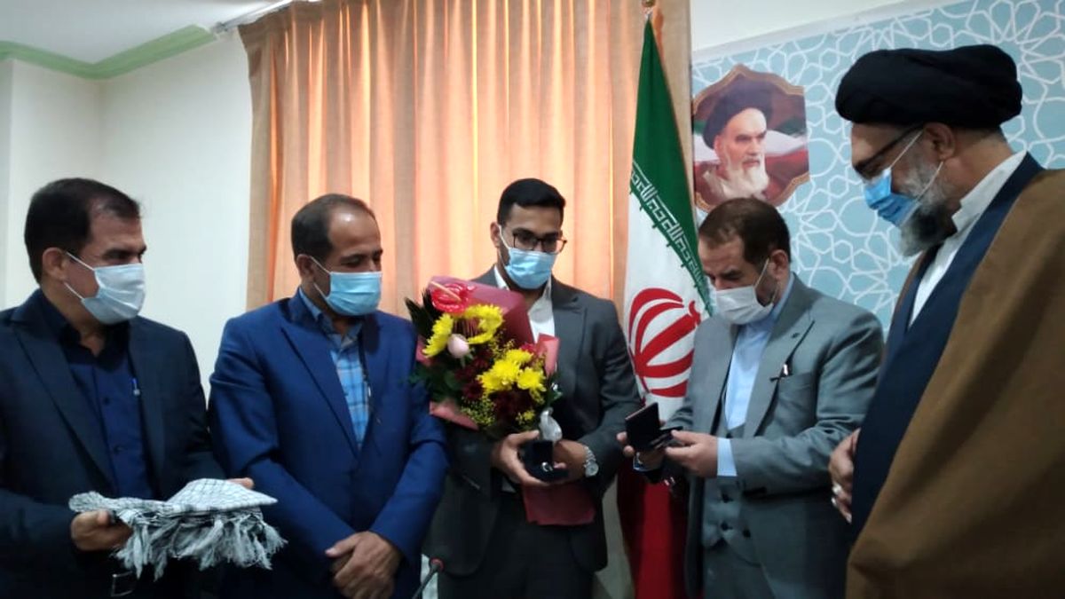 تقدیم هدایای رهبری به ورزشکار پارا اُلمپیکی بویراحمدی 