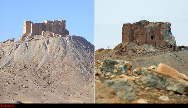 شهر باستانی پالمیرا قبل و بعد از جنگ