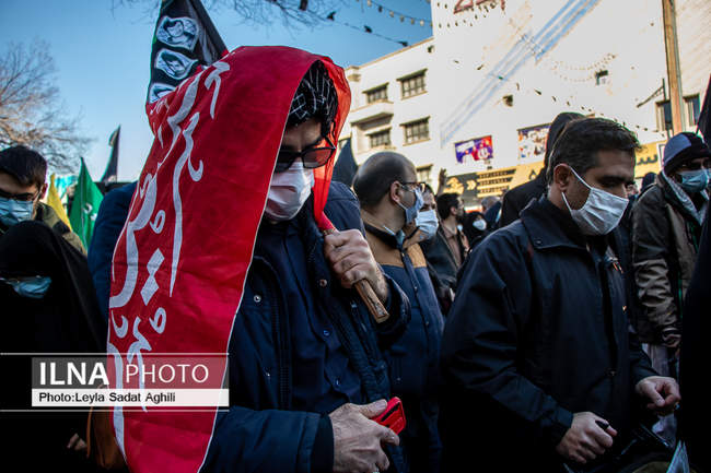 تشییع باشکوه پیکر‌های مطهر ۱۵۰ شهید گمنام در تهران/۲