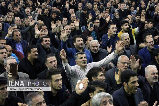 مراسم سوگواری مردم تبریز در فراغ رئیس جمهور و همراهانش