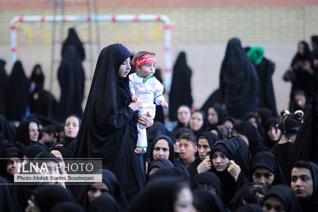  مراسم شیرخوارگان حسینی در شهر سودرجان