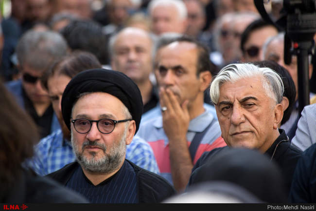 مراسم تشییع پیکر سید ضیاءالدین دری