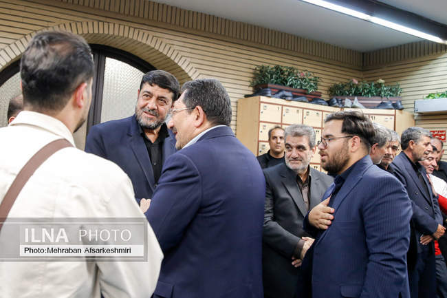 مراسم ختم مادر رئیس جمعیت هلال احمر 