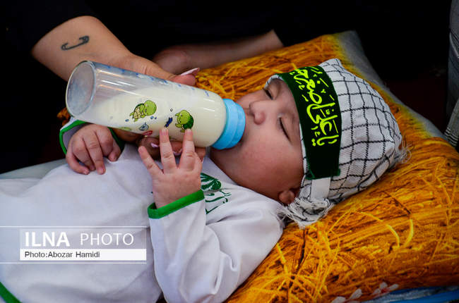  همایش شیرخوارگان حسینی در رشت