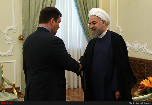 دیدار وزیر امور خارجه اوکراین با رئیس جمهور 