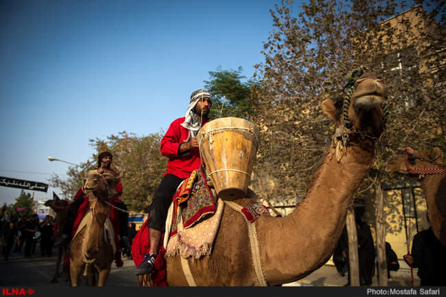 ورود نمادین کاروان امام حسین (ع) به کربلا-نوش آباد کاشان
