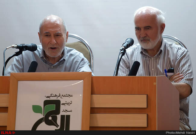  بهزاد نبوی و احمد توکلی در نشست «محمد علی رجایی ، مردمی یا پوپولیست» 