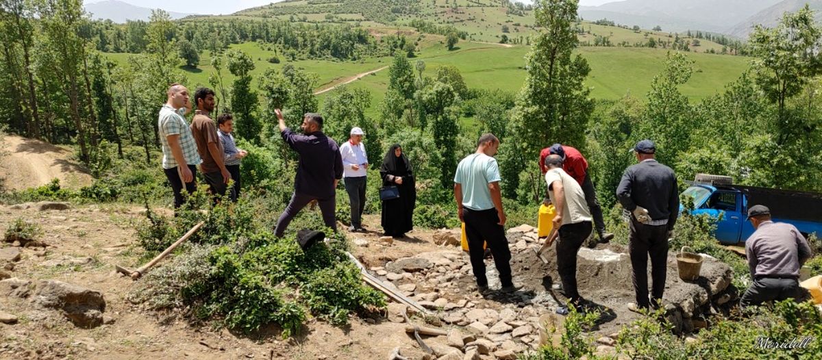 اجرای پویش نذر خدمت در دهستان پیرکوه دیلمان سیاهکل 
