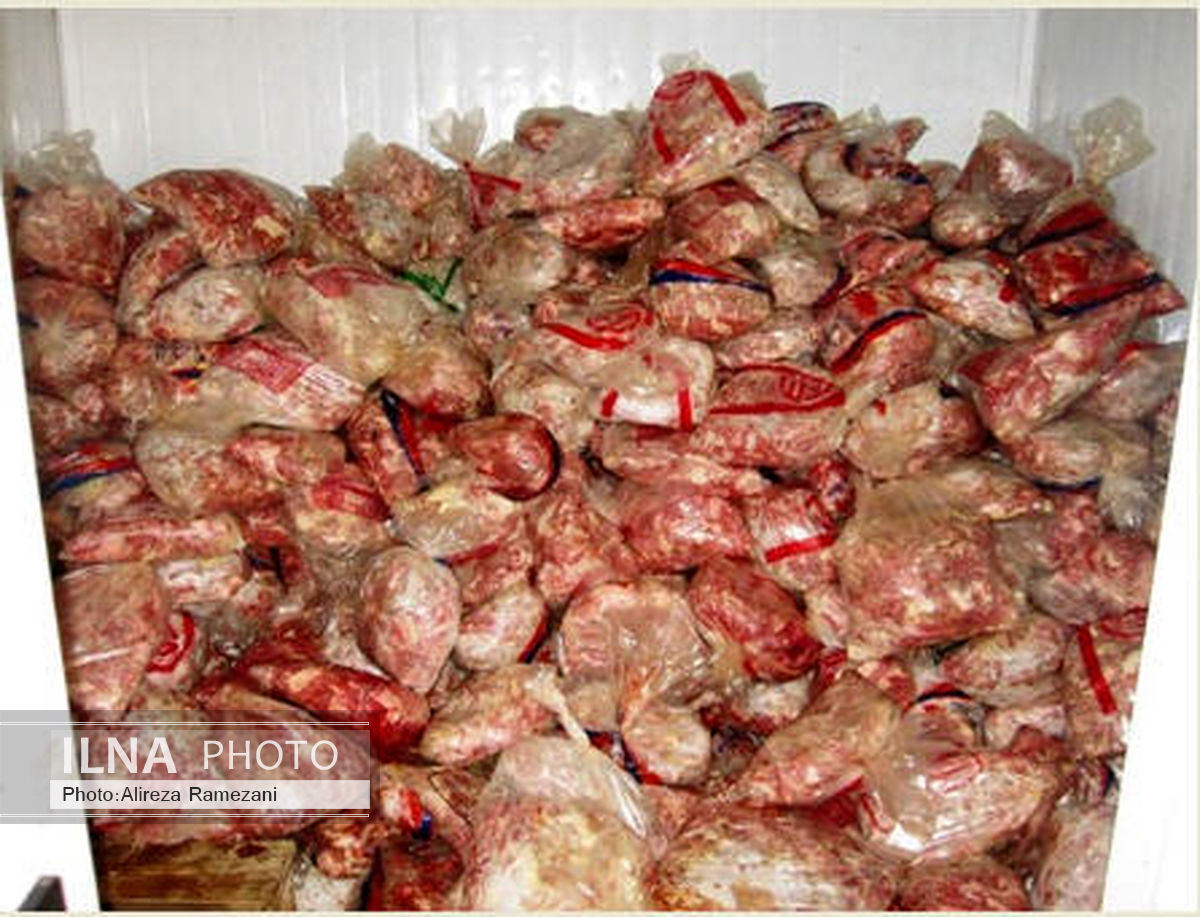 کشف 200 کیلوگرم گوشت فاسد از یک خودرو 206