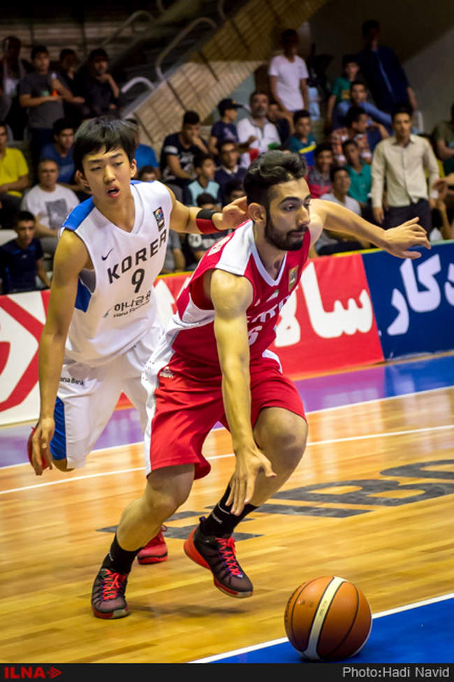 بیست و چهارمین دوره مسابقات بسکتبال قهرمانی جوانان آسیا: ایران - کره �