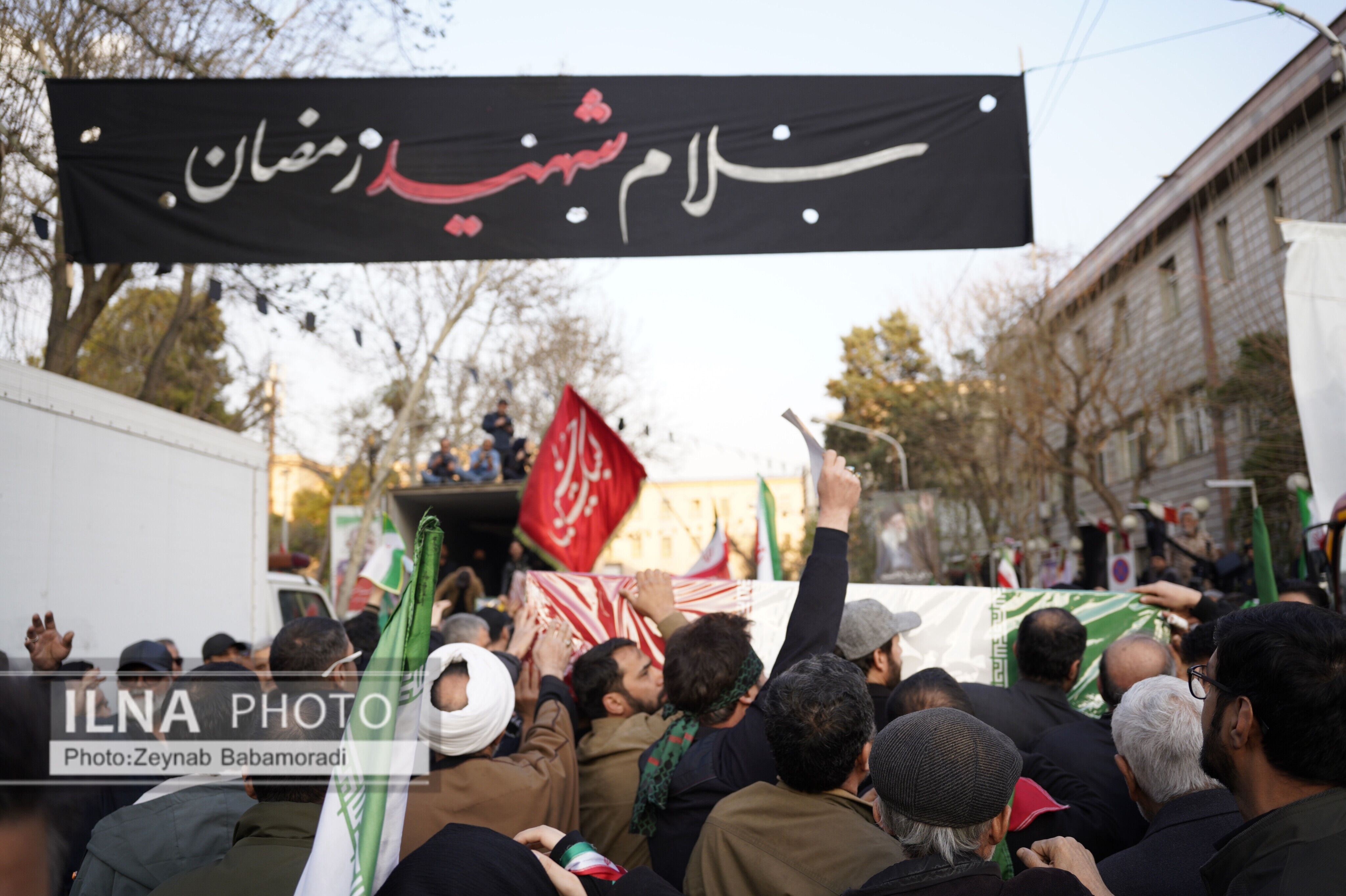  جنگ تحمیلی / تشیع شهدا ناوشکن دنا