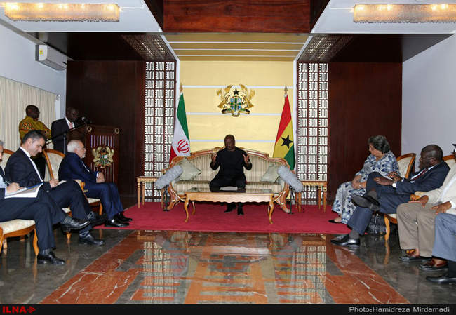 سفر محمدجواد ظریف وزیر امور خارجه کشورمان به غنا