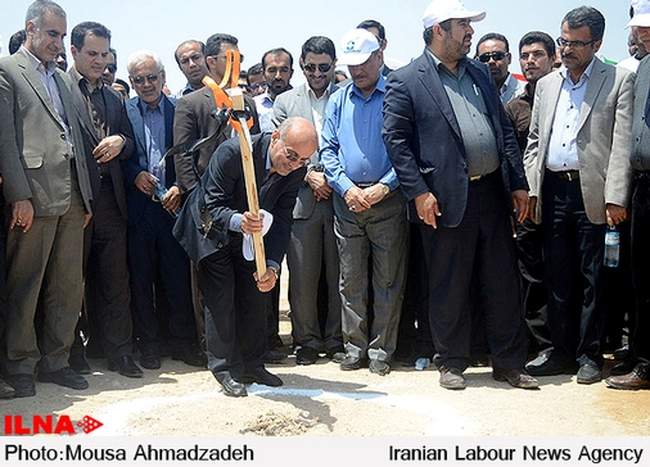 کلنگ زنی پالایشگاه بنزین جنوب