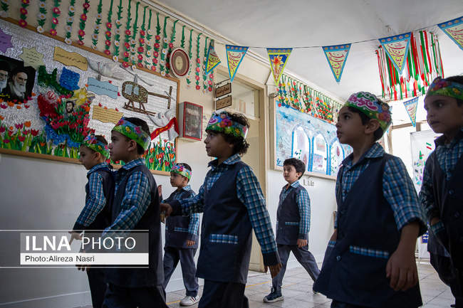 زنگ آغاز سال تحصیلی در قزوین از دریچه دوربین ایلنا