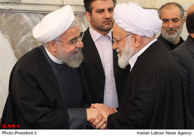 مراسم ترحیم والده رئیس جمهور در تهران