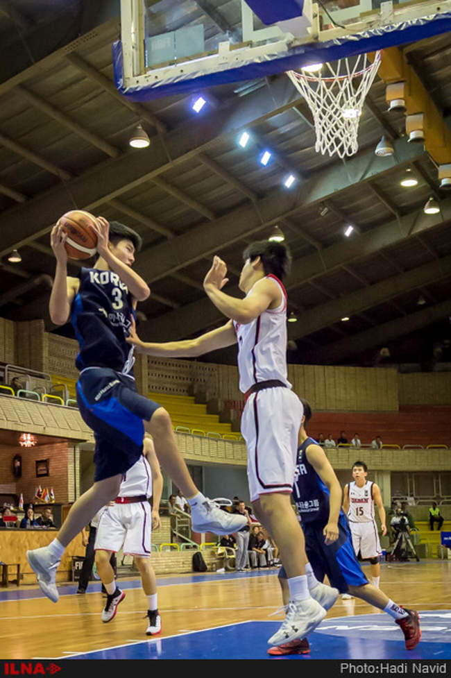 بیست و چهارمین دوره مسابقات بسکتبال قهرمانی جوانان آسیا: ژاپن - کره ج�