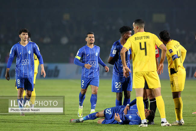 دیدار تیم ‌های فوتبال استقلال ایران و الوصل امارات