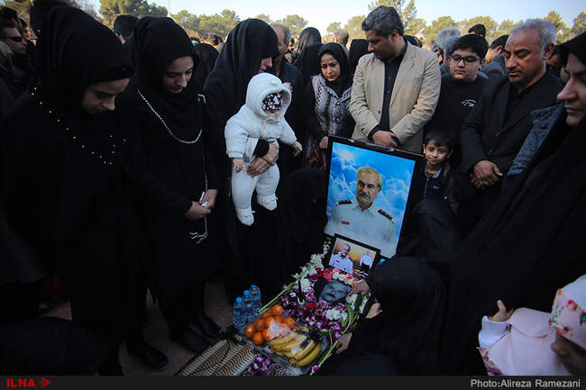 مراسم اولین سالگرد شهدای آتش نشان حادثه پلاسکو