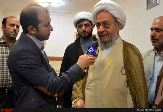 نشست خبری آیت الله مقتدایی رئیس هیئت امنای  انجمن حامیان توسعه حوزه ه