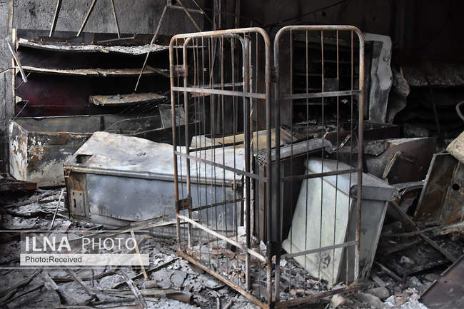 تخریب اموال عمومی در حوادث اخیر در تهران