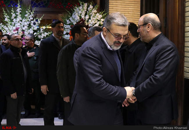 مراسم ترحیم برادر سردار حسین دهقان