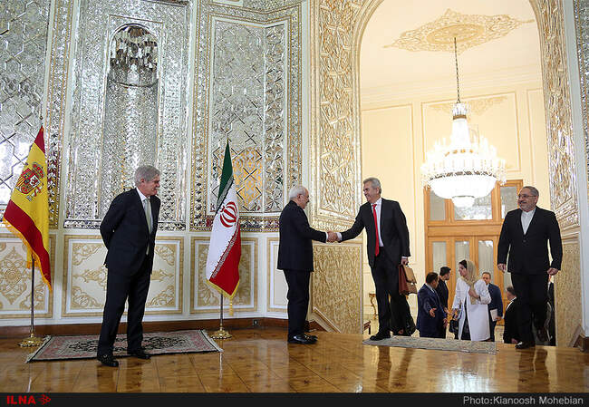 Meeting of Foreign Ministers of Iran and Spain