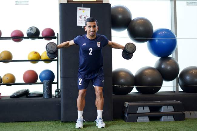 گزارش تصویری: برگزاری تمرین تیم ملی با حضور تمامی نفرات در 