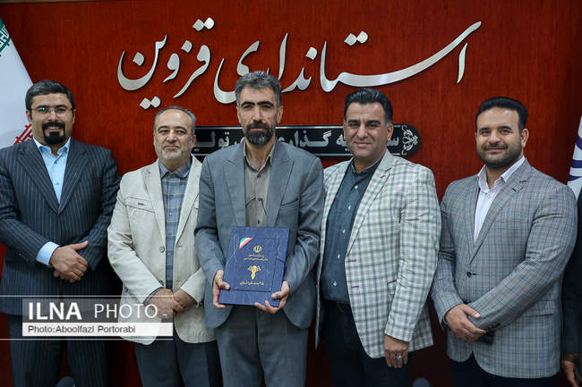 دیدار رئیس و اعضای هیات مدیره خانه مطبوعات با استاندار قزوین