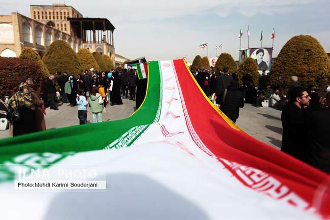 راهپیمایی 22 بهمن در اصفهان