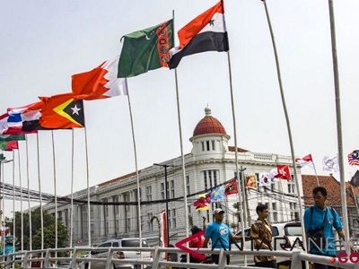 در آستانه آغاز افتتاحیه بازی های آسیایی/ پرچم سه کشور تغییر کرد