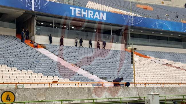 آخرین تصاویر آماده سازی ورزشگاه آزادی پیش از بازی تاریخی پرسپولیس