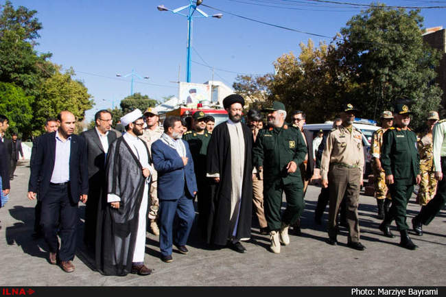 رژه نیروهای مسلح در اردبیل