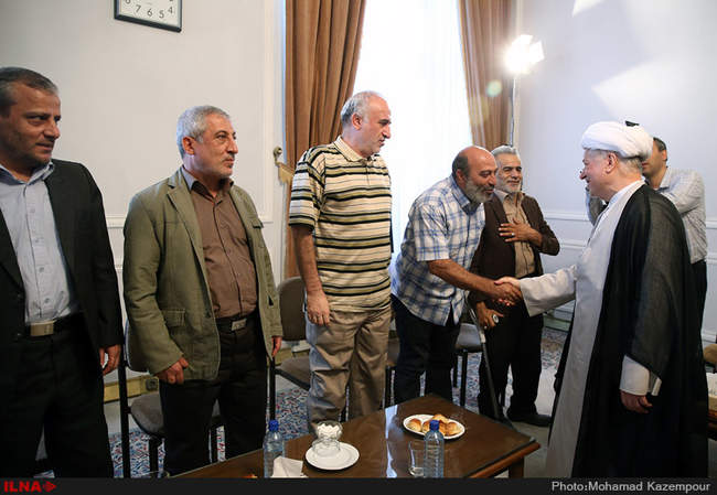 دیدار فرماندهان هشت سال دفاع مقدس با آیت الله هاشمی رفسنجانی