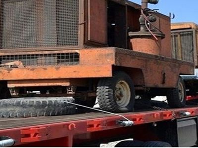 کمپرسور قاچاق در توقیف پلیس هرمزگان