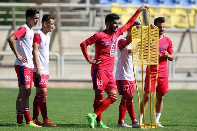 گزارش تصویری اولین تمرین پرسپولیس پس از صعود