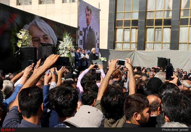حاشیه مراسم تشییع و بدرقه پیکر داود رشیدی به روایت عکس
